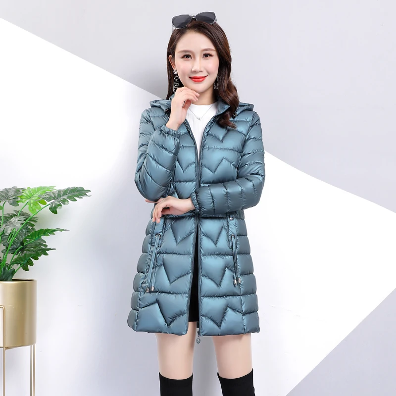 Enlarge Jacket Women Long Hooded Warmth Winter 2022 New Coat Parka Female Thick Black Clothes Waterproof Windproof Coat Lady Outerwear