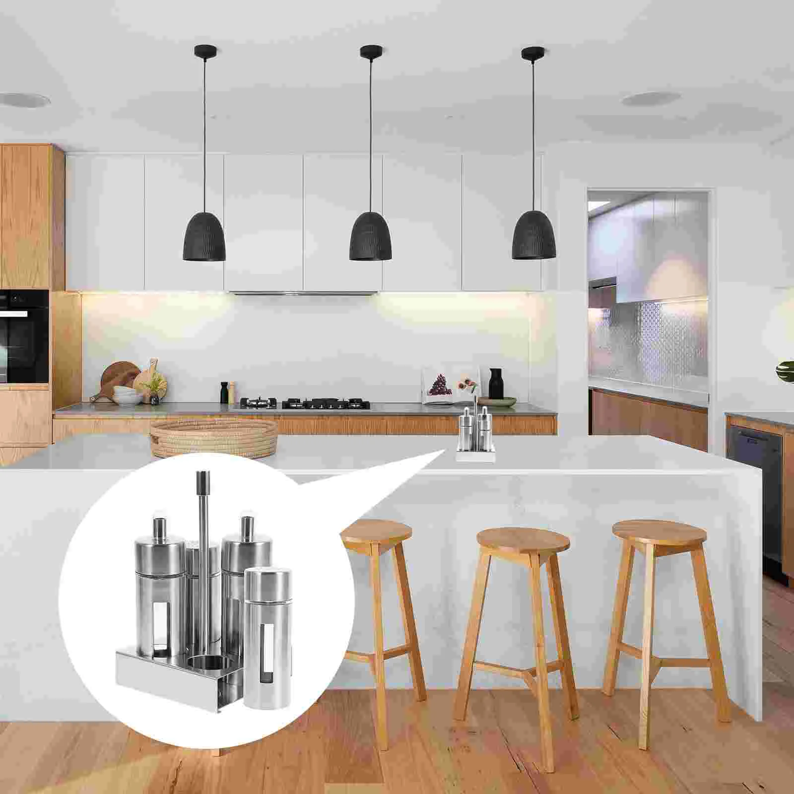 

Pepper Salt Set Shaker Bottle Seasoning Storage Shakers Sauce Vinegar Condiment Contaniers Rack Boxs Containers Jar Gift Kitchen