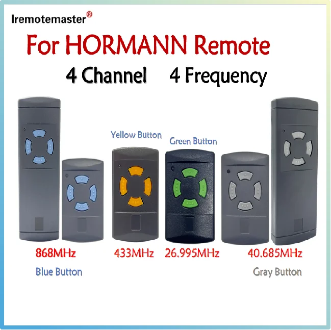 Дубликатор пульт дистанционного управления для гаражных ворот HORMANN 868 МГц 40 685 26 995