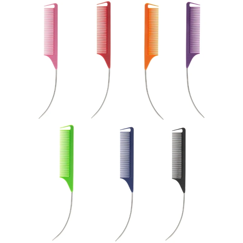 

Fine-tooth Comb Pin Anti-static Hair Tail Comb Salon Hairdresser Barber Hair Trimmer Styling Beauty Tools