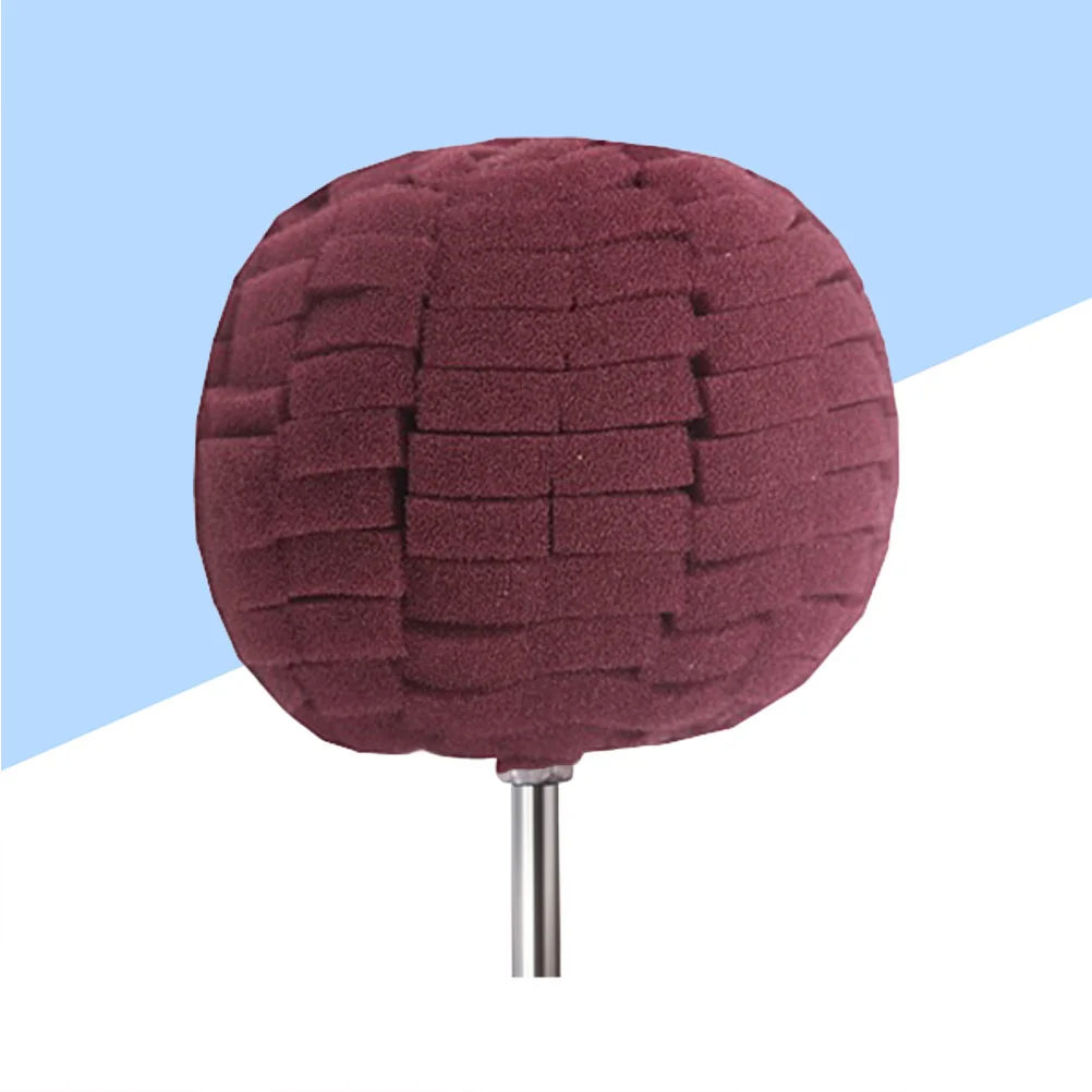 

Car Hub Polished Sponge Pads Round Waxing Sponge Ball Detailing Buffer for Car (Date Red) Auto