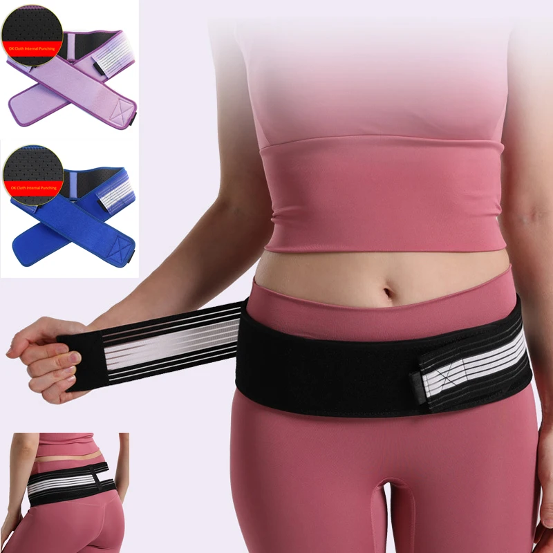 

Hip Lower Back Support Brace Sacroiliac SI Joint Belt Pelvic Stabilization Belt for Women Men Sciatica Pelvis Lumbar Pain Relief