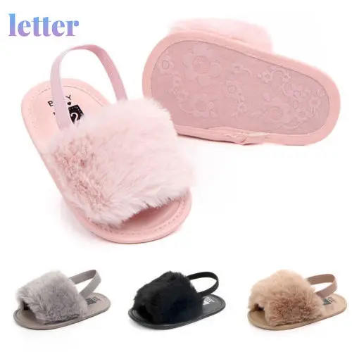 

Newborn Baby Girl Soft Sole Crib Shoes Infant Toddler Summer Sandals 0-18 Months First Walker Baby Shoes Anti-slip