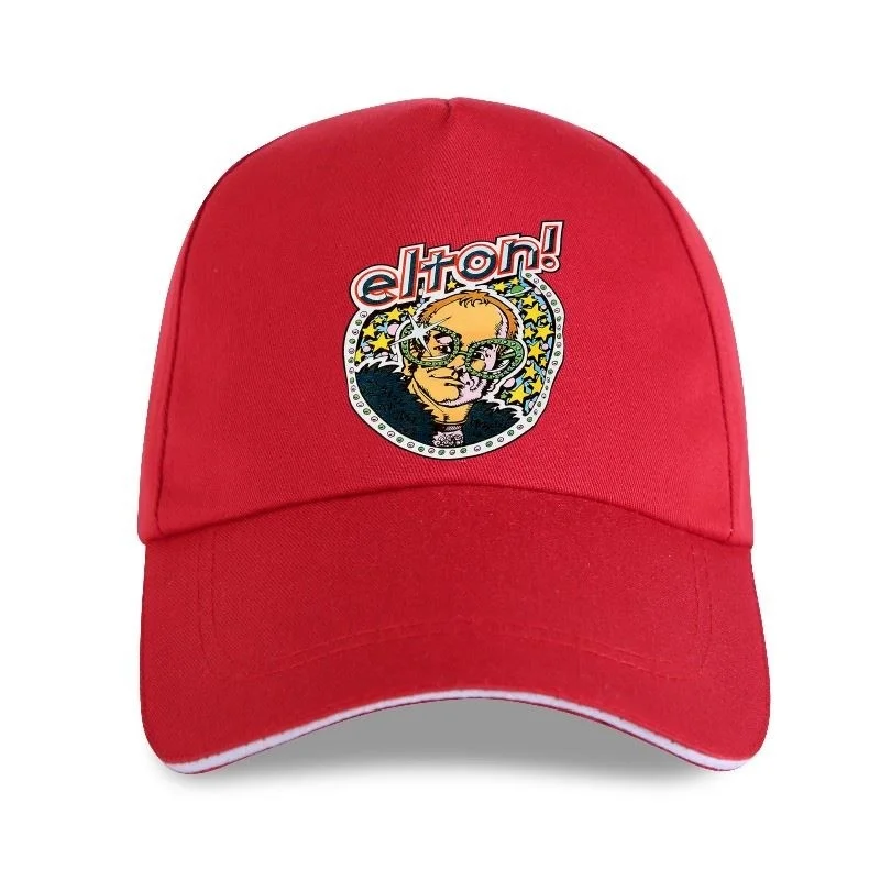 

New Elton John Vintage Elton Graphic Baseball cap, White At John Lewis