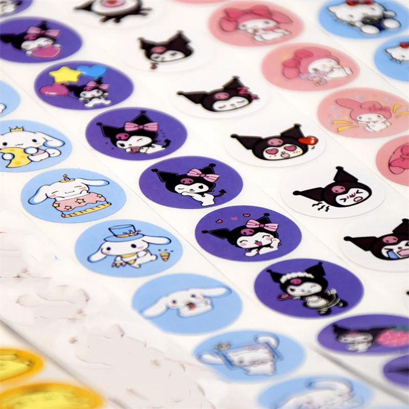 12set/ лот Sanrio корица Kuromi мелодии уплотняющие кэт стикеры милые Scrapbooking DIY дневника