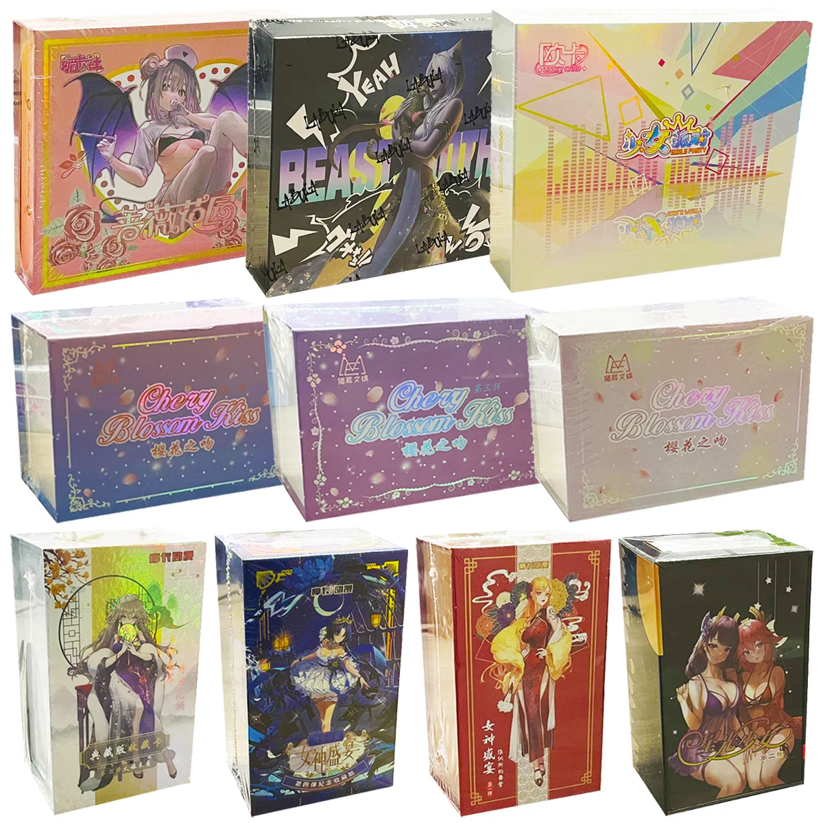 NEW Goddess Story Collection Card Games Anime Sexy Girl Party Swimsuit Bikini Feast Booster Box Doujin Toys And Hobbies Gift