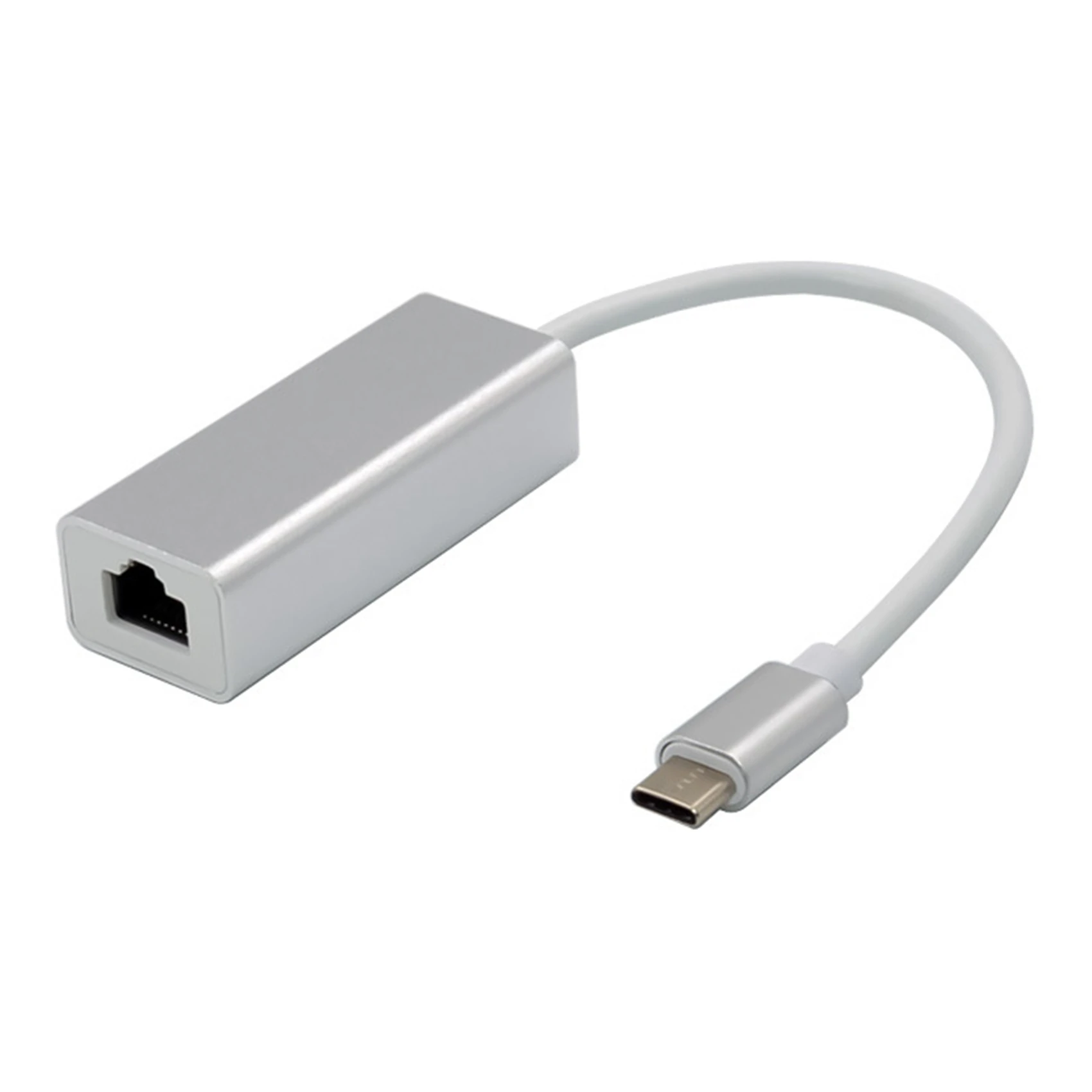 

USB 3,0 гигабитный Ethernet-адаптер Тип C до 2,5G Ethernet-карта RTL8156B RJ45 LAN сетевая карта для рабочего стола серебристая
