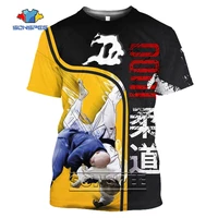 judo taekwondo competitive sports 3d print t shirt master coach black belt game short sleeve t shirt summer leisure harajuku top