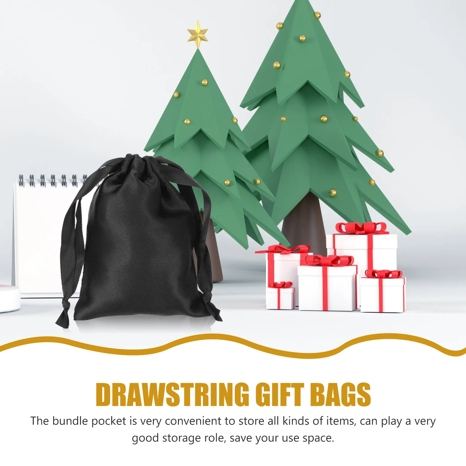 10 шт. подарочные атласные сумки на шнурке свадебные маленькие многоразовые