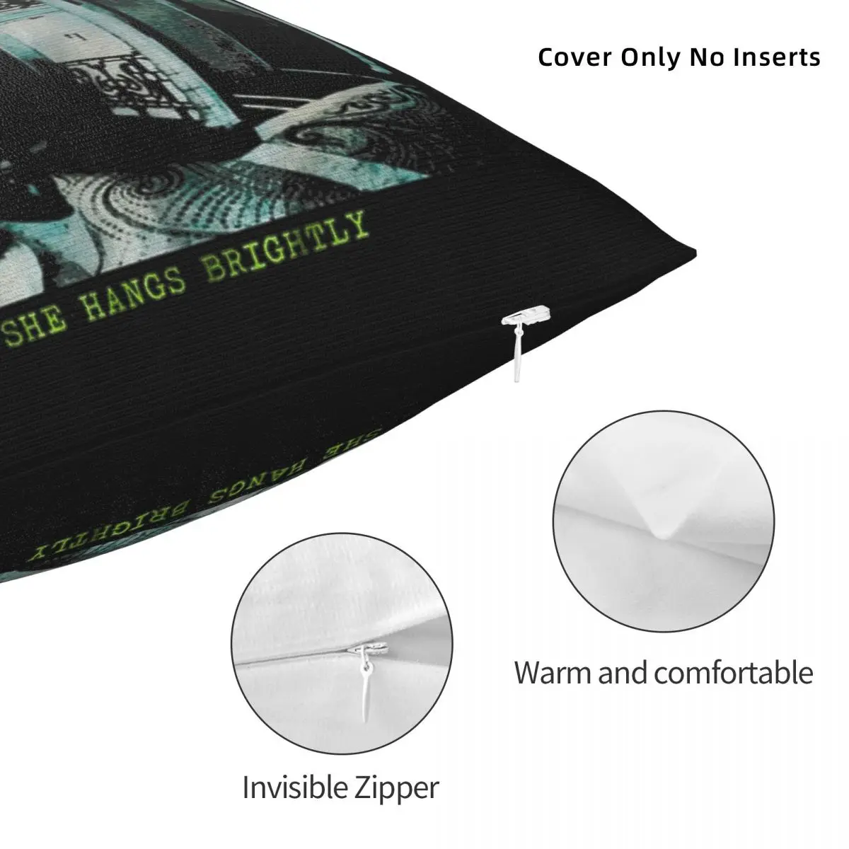 Чехлы для подушек Mazzy Star She яркие Квадратные наволочки в стиле панк-рок модная