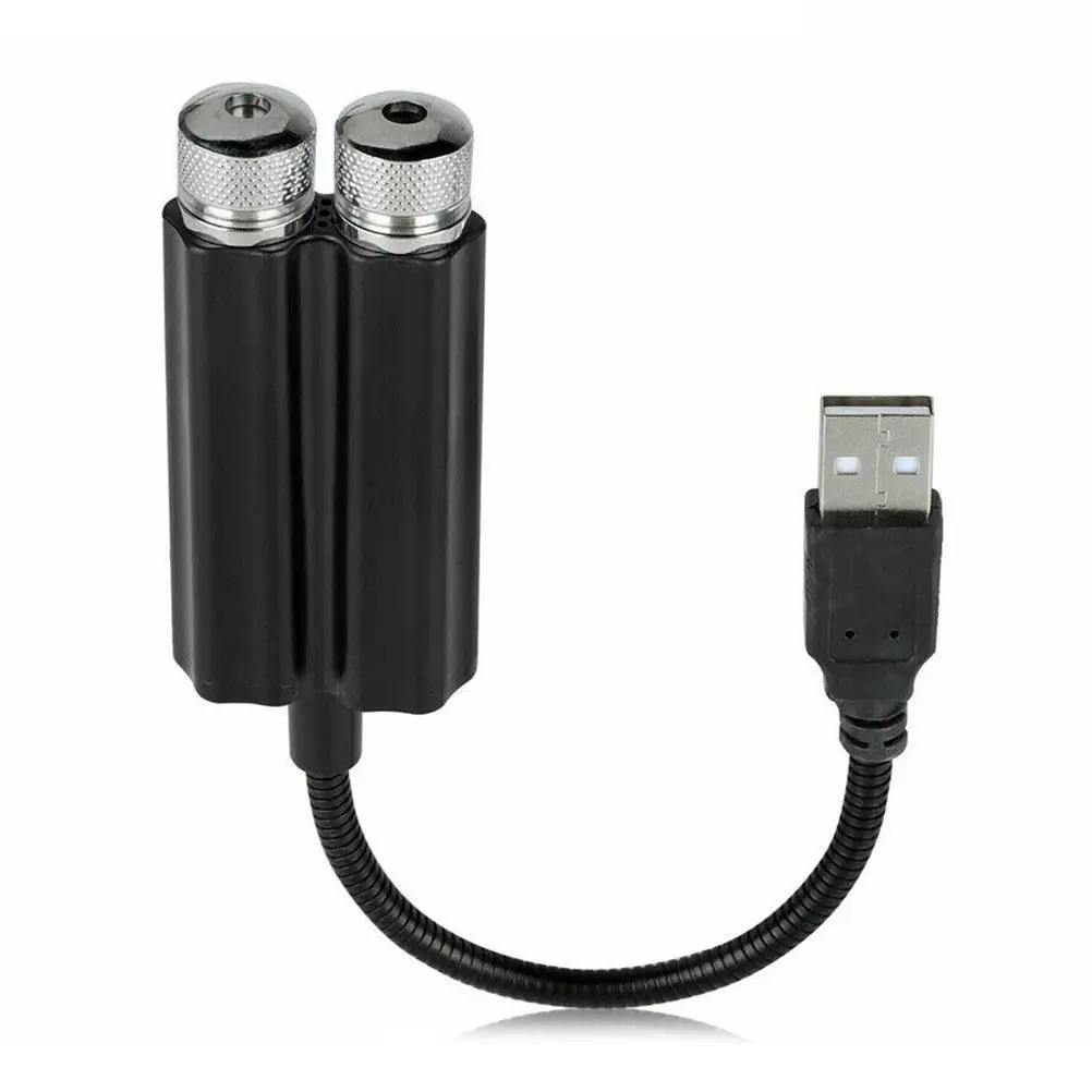 

2 in 1 USB Car Roof Star Night Light Romantic Projector Light Portable Atmosphere Night Lamp for Car Bedroom Party Ceiling Wall