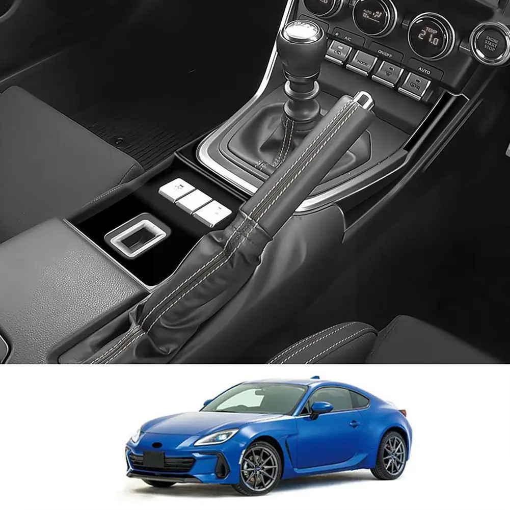 

RHD FOR SUBARU BRZ/ZD8 For TOYOTA GR86/ZN8 2021 ABS Black Center Control Panle Gear Outer Frame Decoration Interior Accesso A6T7