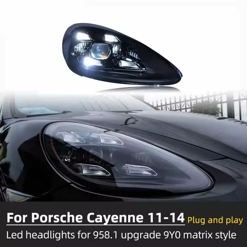 Передняя фара Direct Cayenne светодиодные фары для Porsche 958 обновленная лампа 2011-2014