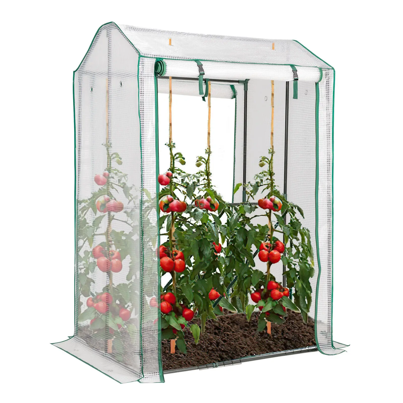 39" x 32" x 59" Walk-in Garden Greenhouse Warm House for Plant Growing