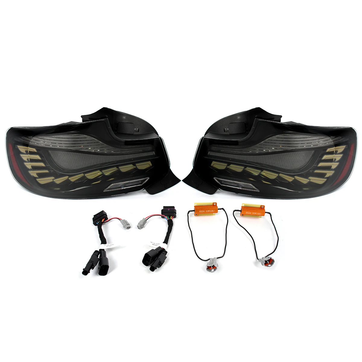 Для BMW 2 серии F22 F23 &amp M2 F87 2014-2021 последовательные задние фонари торможение сигнал