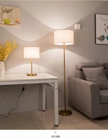 cloth floor lamp simple room light golden hotel chandelier creativity