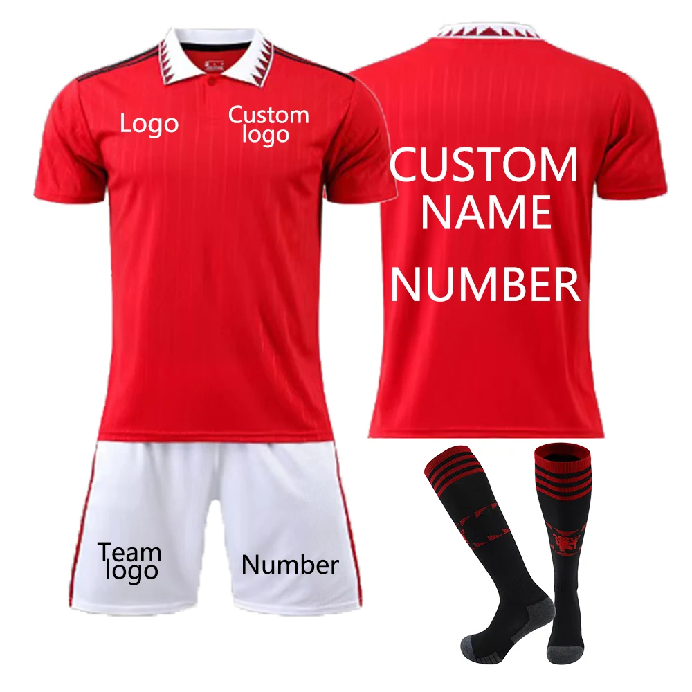 

2022-23 индивидуализированные трикотажные изделия FC от производителя, спортивная одежда для дома, мужская рубашка, костюм, футболка для взросл...