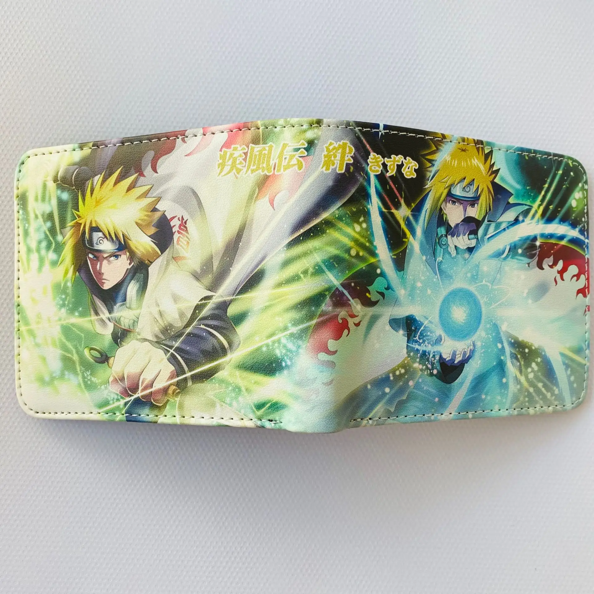 

Cartoon Naruto Peripheral Wallet PU Leather Folding Zero Wallet Wallet Young Student Card Clip Bag Men's and Womens Wallet