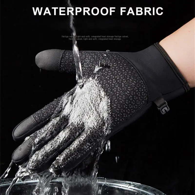 

Thermal Gloves Male Winter Riding Cycling Heated Gloves With Heat Rays Touchscreen Men Women MTB Bike Motorcycle Bicycle Mittens
