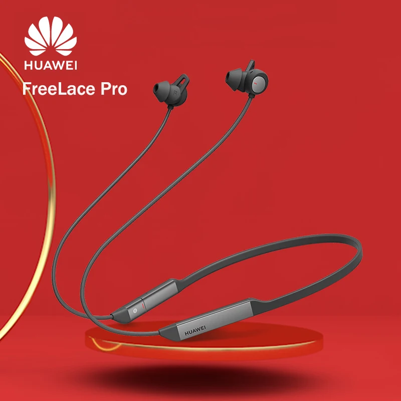 

Bluetooth-наушники HUAWEI FreeLace Pro с шейным ободом, Спортивные Беспроводные наушники с низкой задержкой, гарнитура с двойным микрофоном и активным шумоподавлением