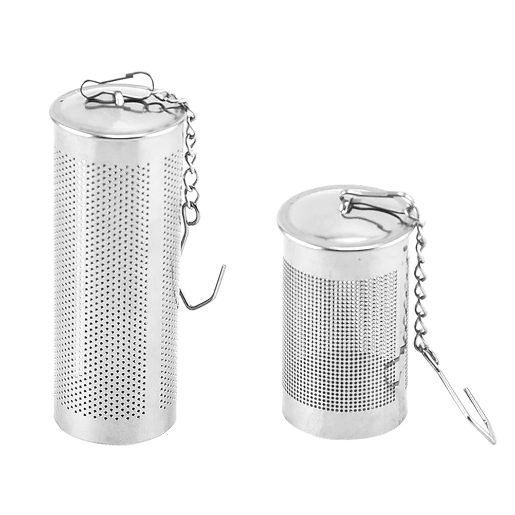 

2 Pcs Tea Filter Accessories Stainless Steel Strainer Office Portable Diffuser Residue Infuser Loose