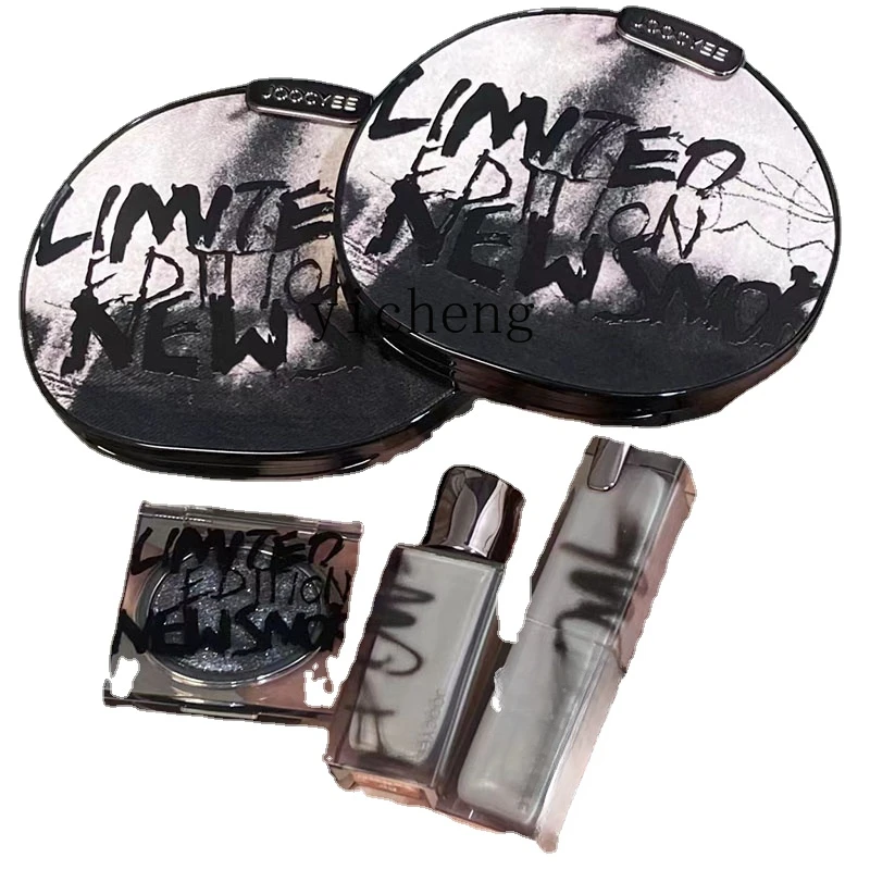 

ZC Powder Mist Mouth Smoke Series Eye Shadow Matte Mirror Advanced Lip Lacquer Punk Black