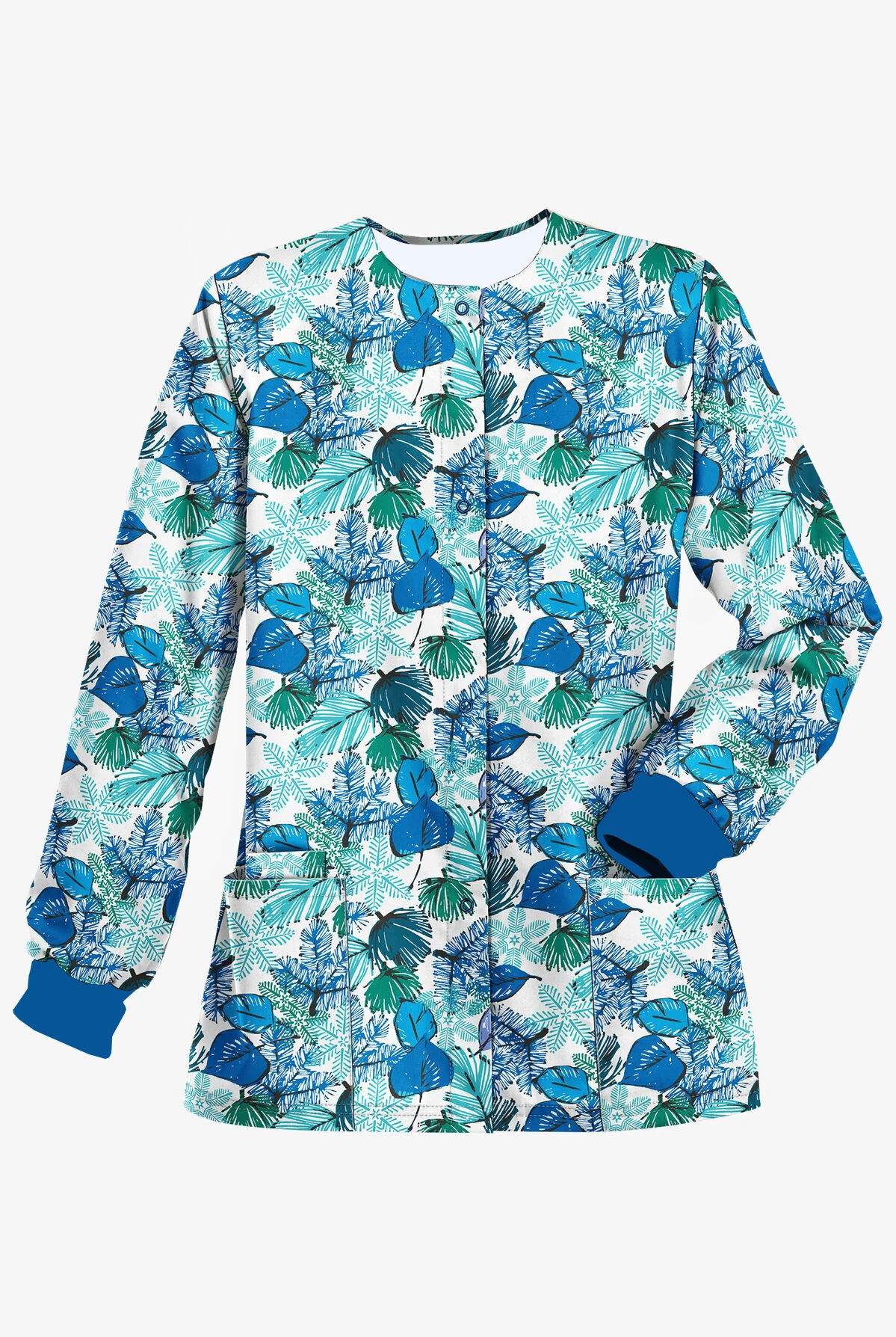 

Новое Женское Платье для медсестры, ретро-пальто с цветочным принтом на Хэллоуин, жакет с круглым вырезом и карманами, Рабочая Униформа для стоматологических салонов красоты, топы