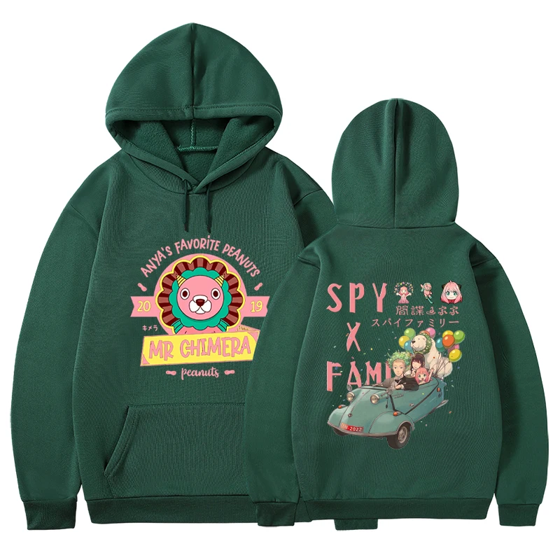 

Harajuku Spy x Family Anya Smug Print Hoodie Women Goth Clothes Crew Neck Streetwear Grunge Wear Khak Sweatshirts Dropshipping
