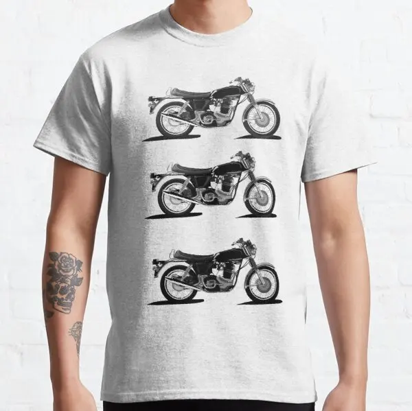 

Cafe Racers Retro Motorcycles t shirt for CCM Gilera DUCATI YMHAHA SYM Bimota BMW