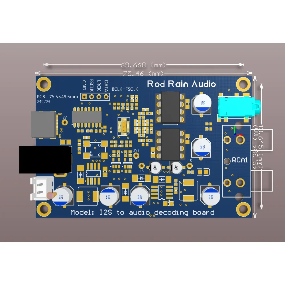 HIFI ES9038Q2M I2S плата декодера DSD512 обновленный декодер ЦАП Bluetooth плеер устройства 32 бит ES9038 (art.: 3920d2ef17c2f) - 3920d2ef17c2f