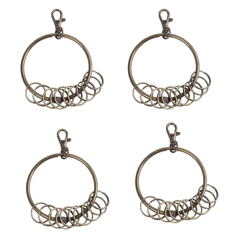 

Брелок для ключей с 10 петлями, 7,6 см