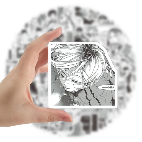 Bandai Haikyuu! Наклейки аниме, черные и белые