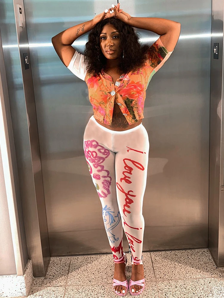 Женский комплект из топа и леггинсов Bolopi 2-х предметов винтажный кардиган с