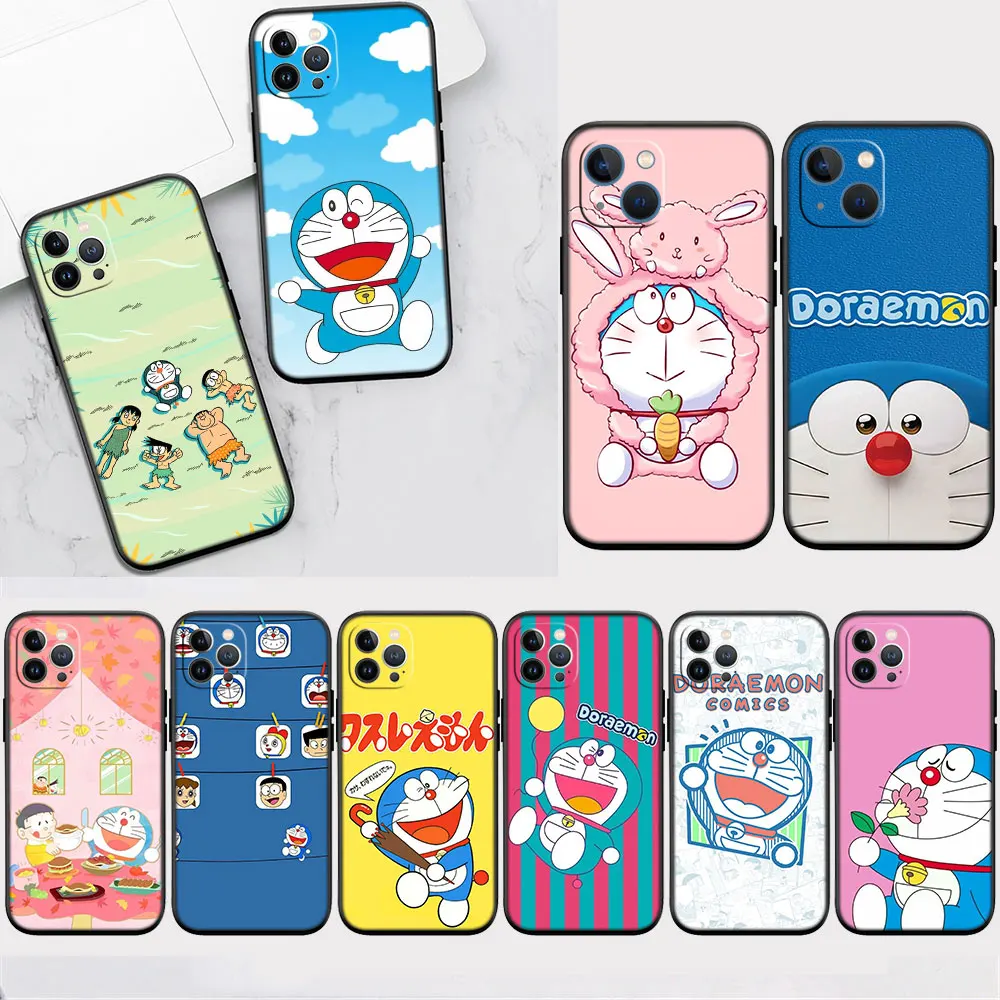 D-Doraemons Cartoon Phone Case for OPPO A12 A12E A15 A15S A16 A16S A1K A60 A39 A40 A5 A76 A53 A32 A53S A54 A73 A77 A3