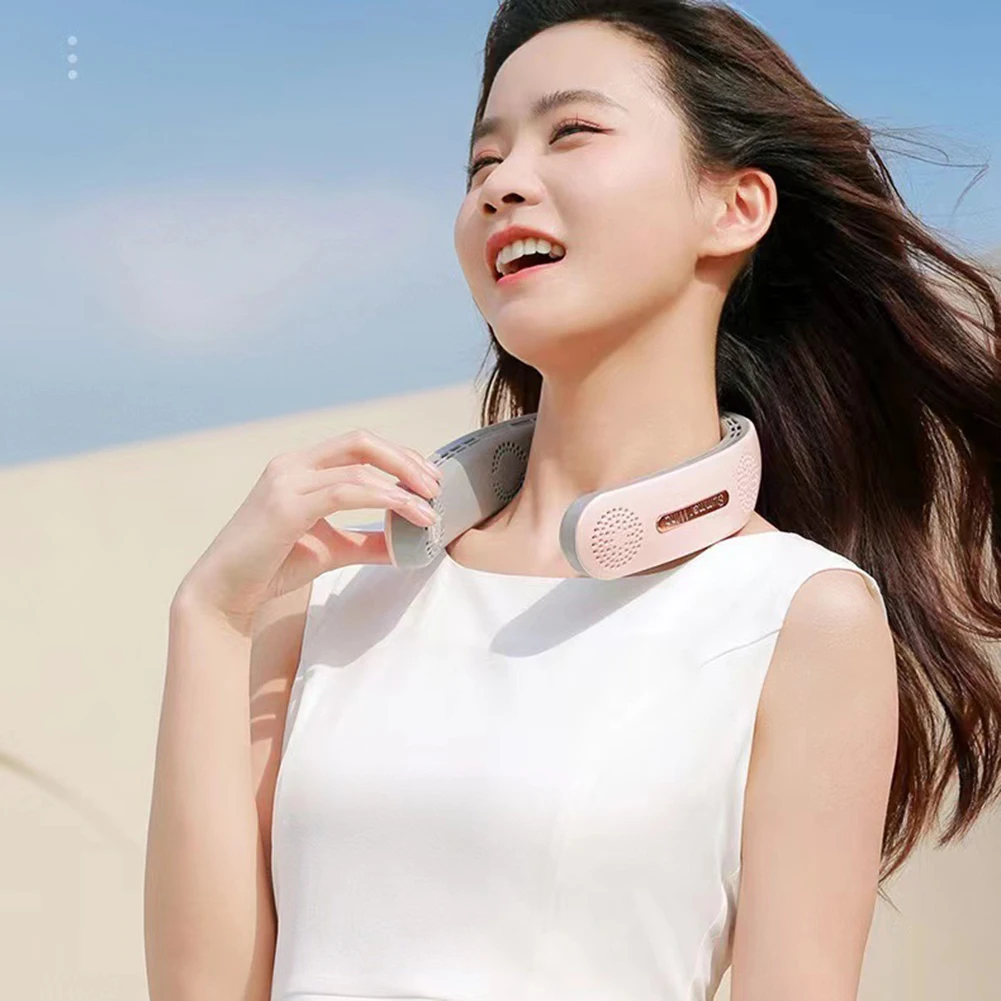 

USB-вентилятор с лямкой на шее, 2400 мА · ч