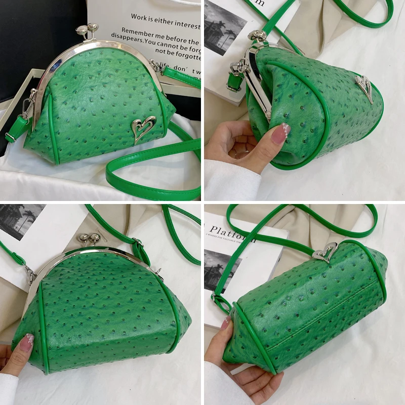 Fashion Dinner Bags Ladys Messenger Bag Women Clutches Purse Luxury Designer 2023 Women's Bag 2 straps Metal frame Shoulder bag