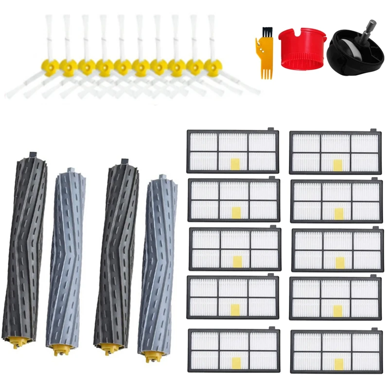 

Для Irobot Roomba 800 900 серия 860 870 880 890 960 основная боковая щетка Hepa фильтр Запчасти для робота-пылесоса аксессуары