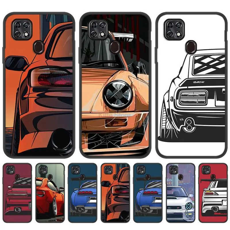 

For ZTE Blade 20 Smart Cases Sports Car for ZTE Blade V2020 Smart A7S 2020 A71 A51 A31 Plus Axon 30 11 SE Silicone Soft Covers