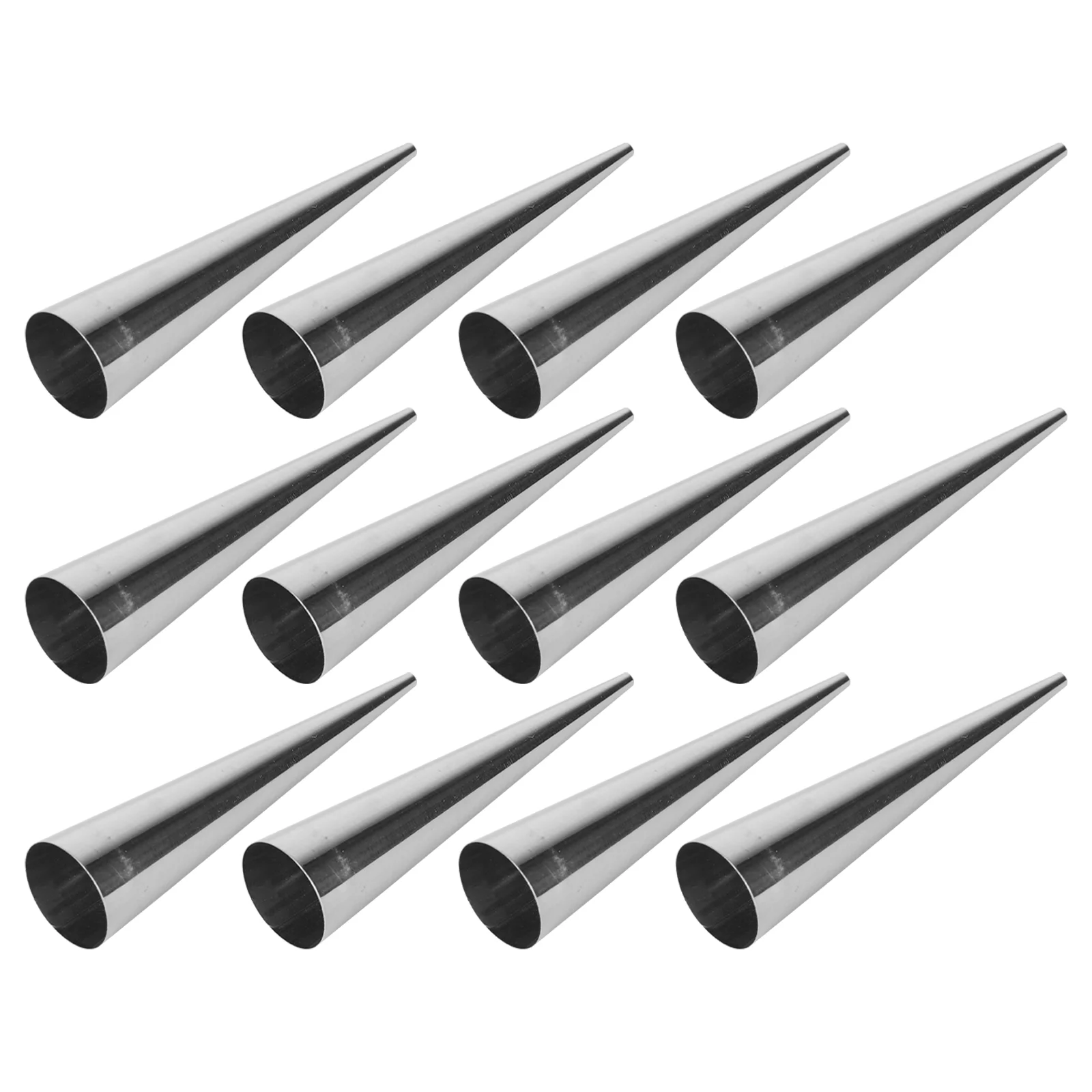 

Cannoli Forms Tubes Kits Ice Roll Maker Stainless Steel Cone Steel Connoli Molds Cannoli Molds