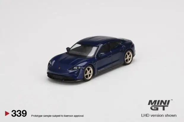 Мини-модель GT 1/64 Pors Taycan Turbo S Супер спортивный электрический автомобиль литый под