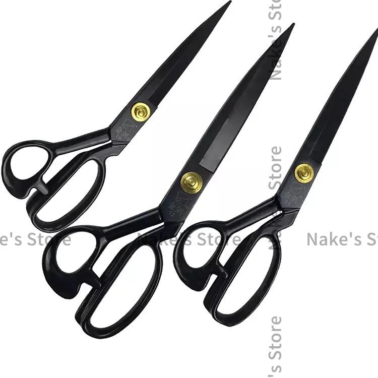 1 шт. ножницы для шитья одежды черные стальные портновские большие портной резак