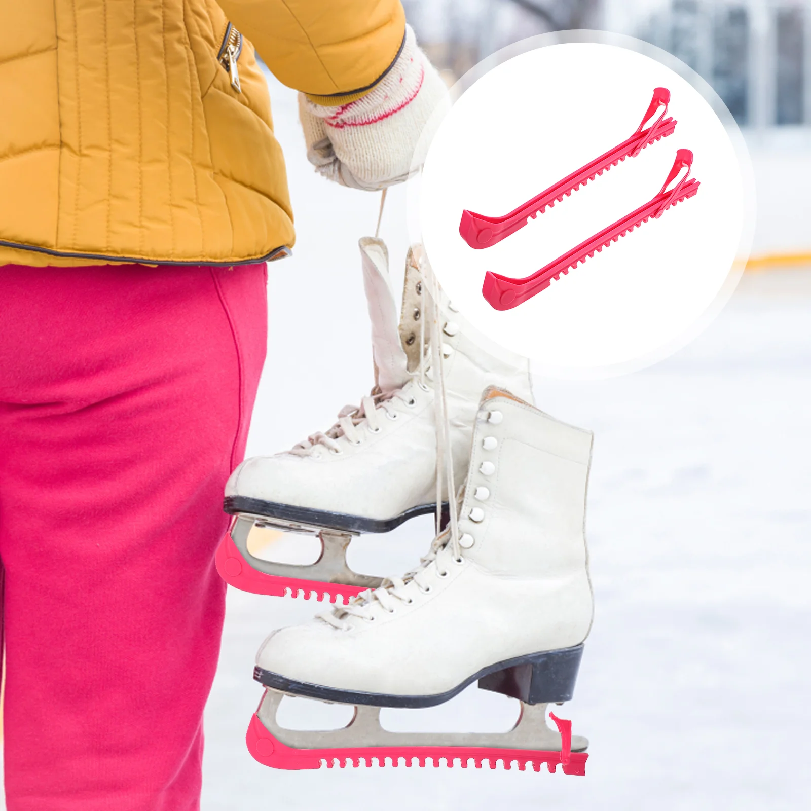 

Shoe Sole Protector Ice Skates Skating Blades Guard Durable Useful Guards Protective Gear Premium Child Figure accessories