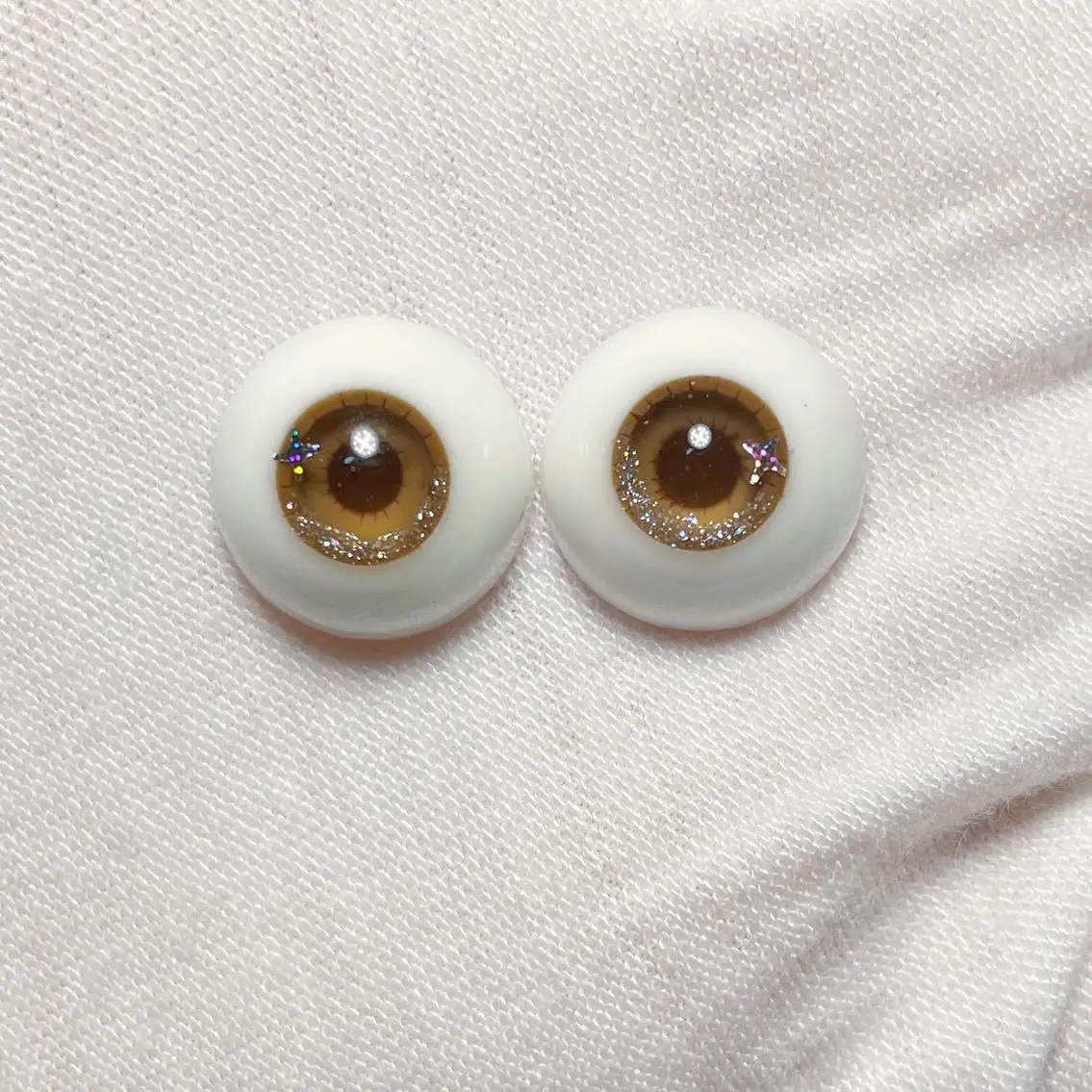 

BJD Doll Eyes Resin 10/12/14/16/18/20mm DIY Handmade Doll Eyeball Blue /Purple Butterfly For 1/3 1/4 1/6 BJD Doll Plaster Eyes