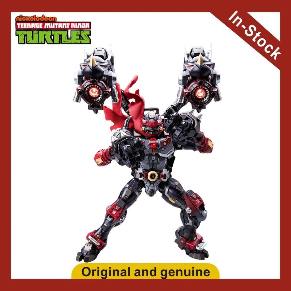 Фото 【UA】 HEATBOYS MechaHeat Series Alloy Mecha TMNT Raphael 40th Anniversary Edition Chisha Action Figure Model Toy Gift №1
