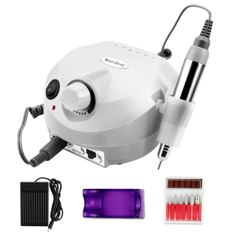 

2022New Nail Drill Machine 35000 RPM Electric Nail File Tools Nail Drill Bits Manicure Machine Polisher Pedicure File Tips