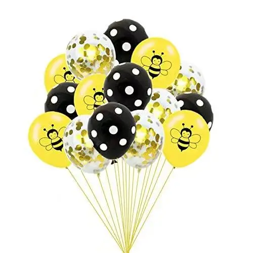 

Набор фольгированных воздушных шаров "Тема пчела и ромашка", 32 дюйма, цифры 1-9