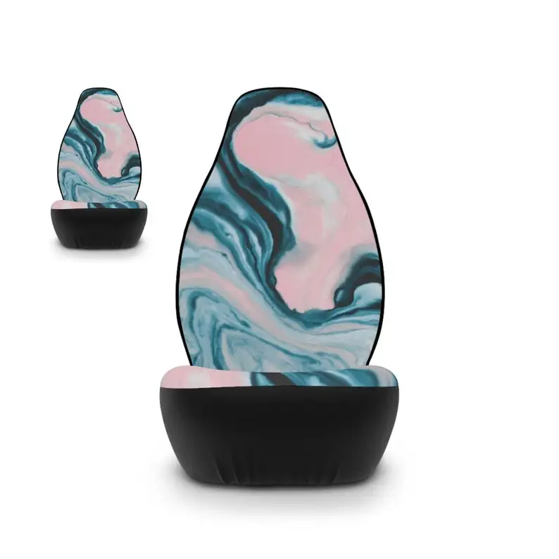 

Pink Blue Car Seat Cover for Women, Cute Seat Cover for Car Vehicle, Aesthetic Bucket Seat Protector, Colorful Car Decor Gift, U