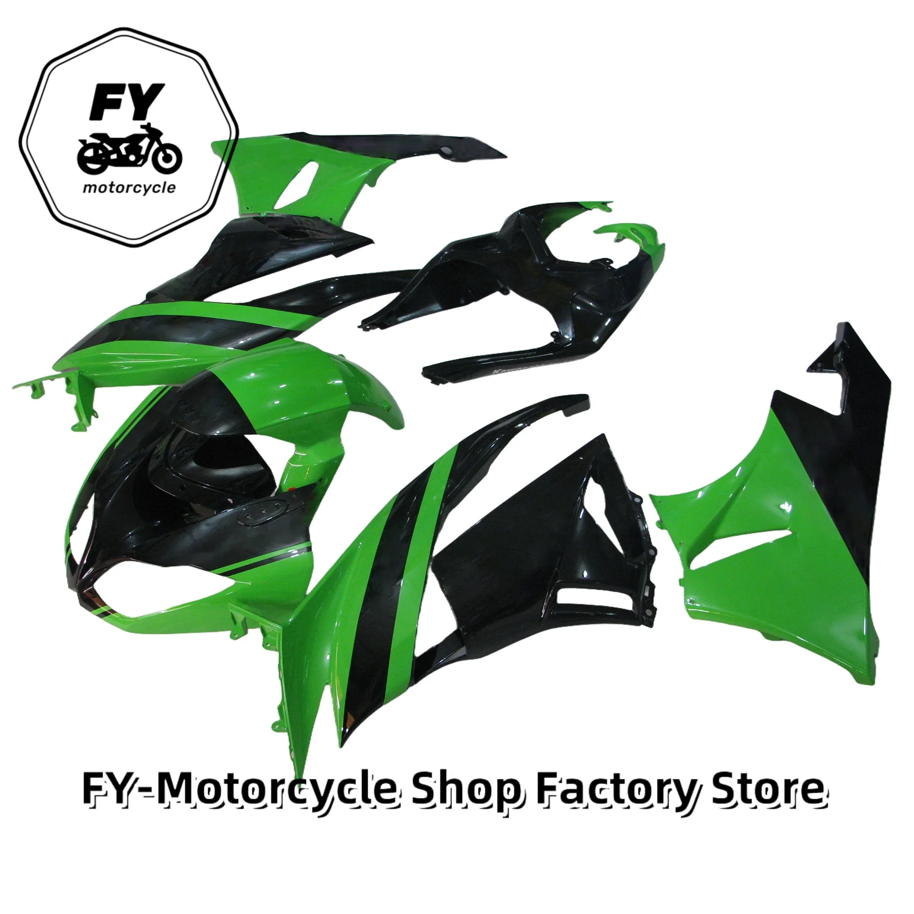 Фото Полный комплект обвеса из ABS для Kawasaki ZX-6R 636 Ninja 2009 2010 2011 2012 годов выпуска. Полная замена панелей обтекателя. №2