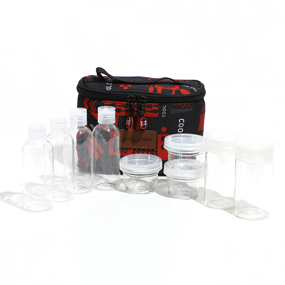 

Pouch Condiment Bottles Bag BBQ Camping Large Capacity Outdoor Picnic Seasoning Bottle Set Seasoning Storage Bag