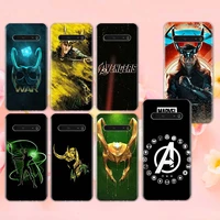 marvel avengers loki for lg k92 k22 k71 k61 k51s k41s k50s q60 v60 v50s v50 v40 v30 g8 x g8s thinq transparent phone case